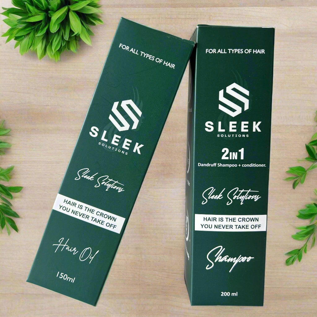 Hair Oil & 2in1 Herbal Shampoo + Conditioner